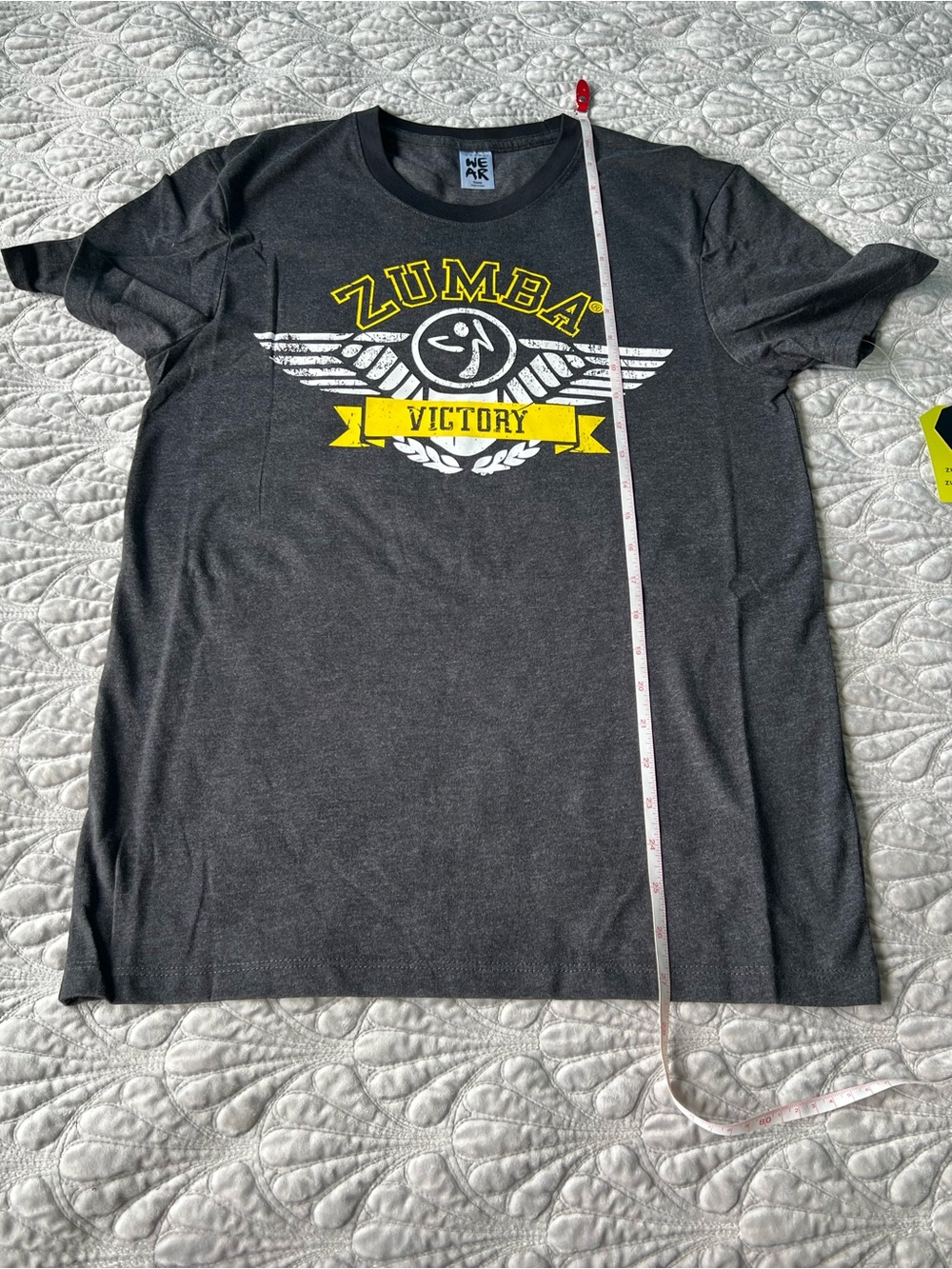 Zumba Fitness Zumba Victory Black Instructor Tee Crew Neck Unisex Small Nwt - Picture 7 of 9